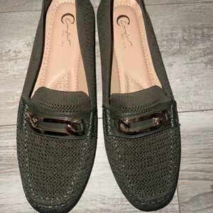 CATO Olive Green Loafers